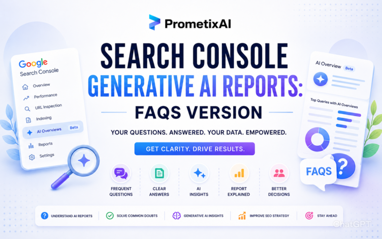search console generative AI report